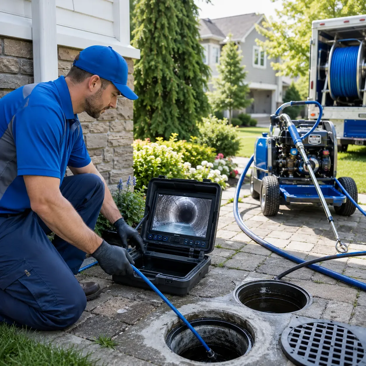 Outdoor drain cleaning professionals serving Berger, MO